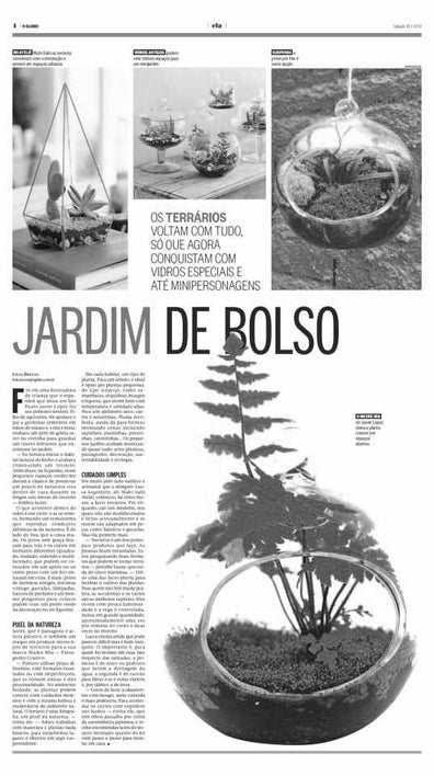 Jornal O Globo - Caderno Ela - 01/2013