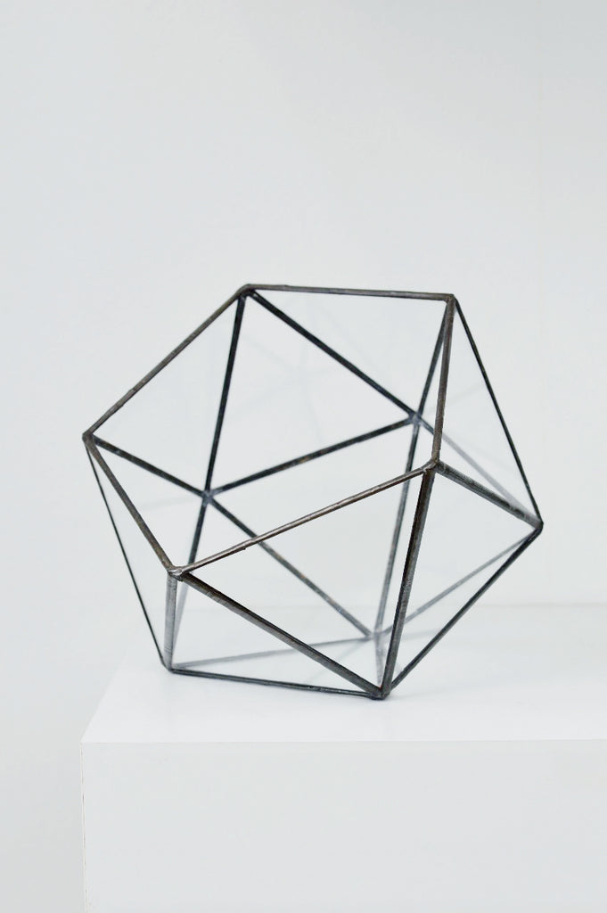Terrário Icosaedro Partido